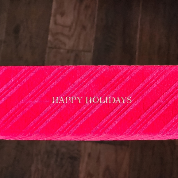 Gold Tone Holiday Christmas Bow Jingle Bell Faux Pearl Crystal Rolo Bracelet 8" - Picture 6 of 6